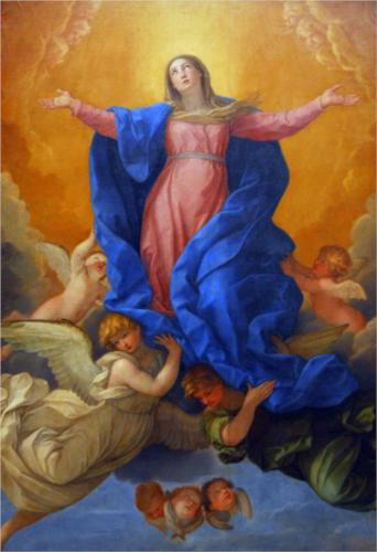 Assumption of the Blessed Virgin Mary by Guido Reni, circa 1642.