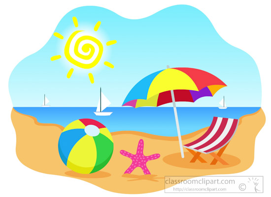 Summer day at the beach